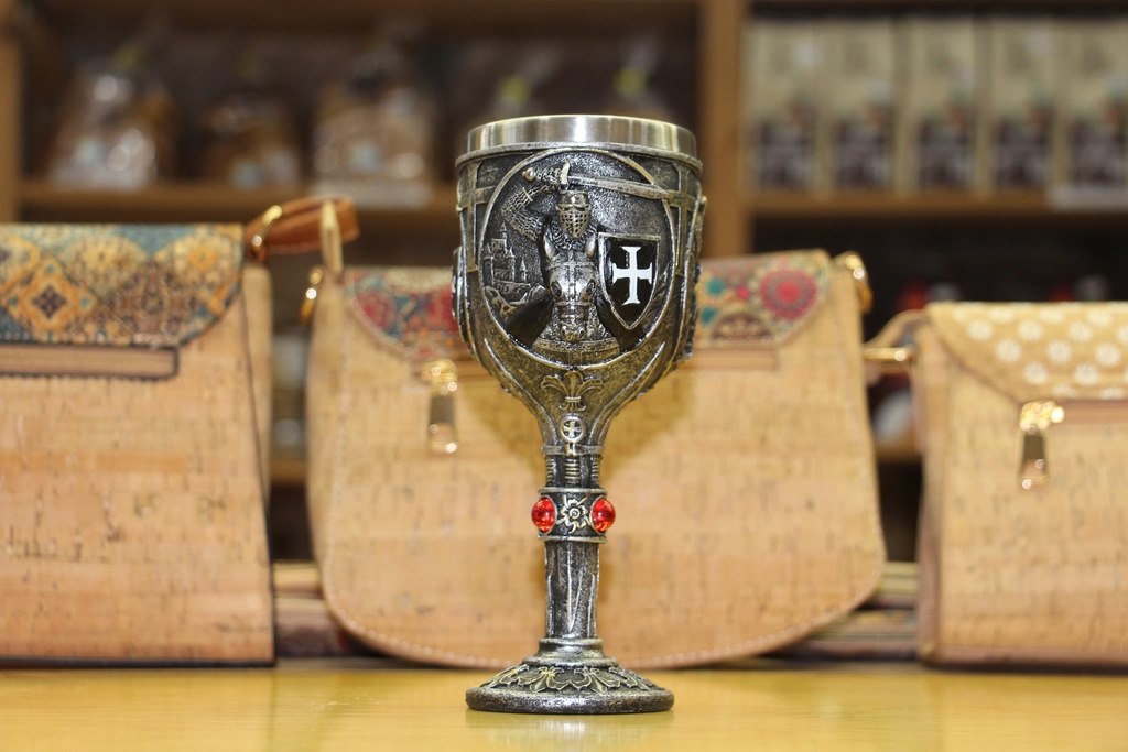 Cálice Medieval Decorativo – Cavaleiro Templário