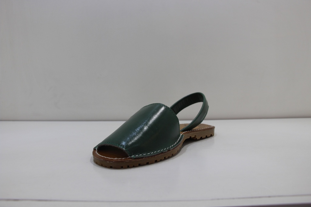 Avarcas Minorquinas Koala Bay – Couro Verde Esmeralda