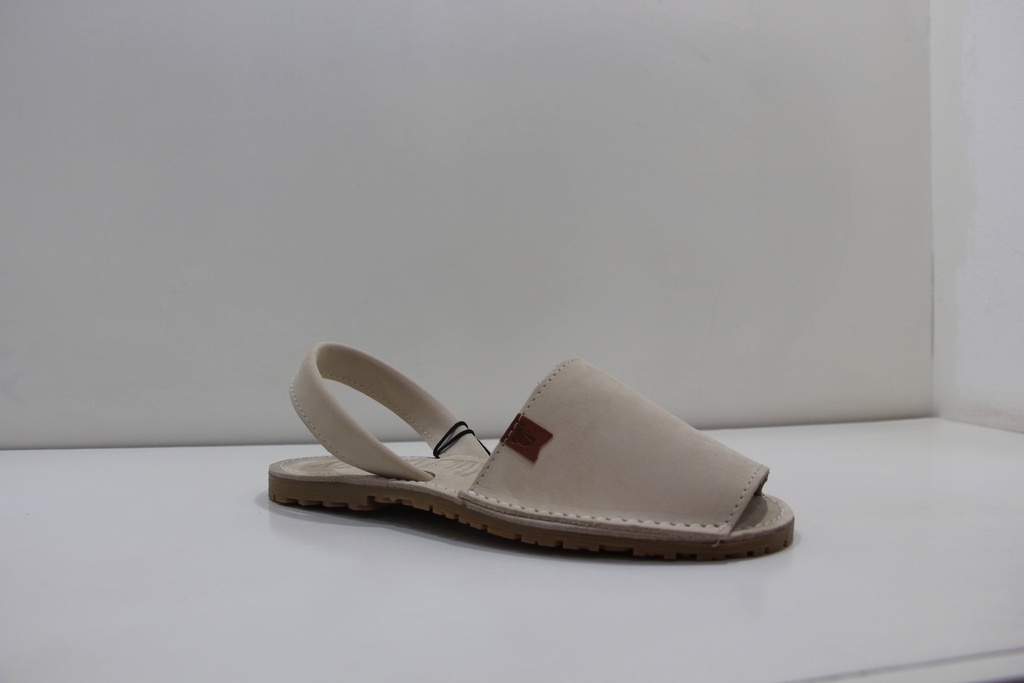 Avarcas Menorquinas Koala Bay – Couro Bege Areia