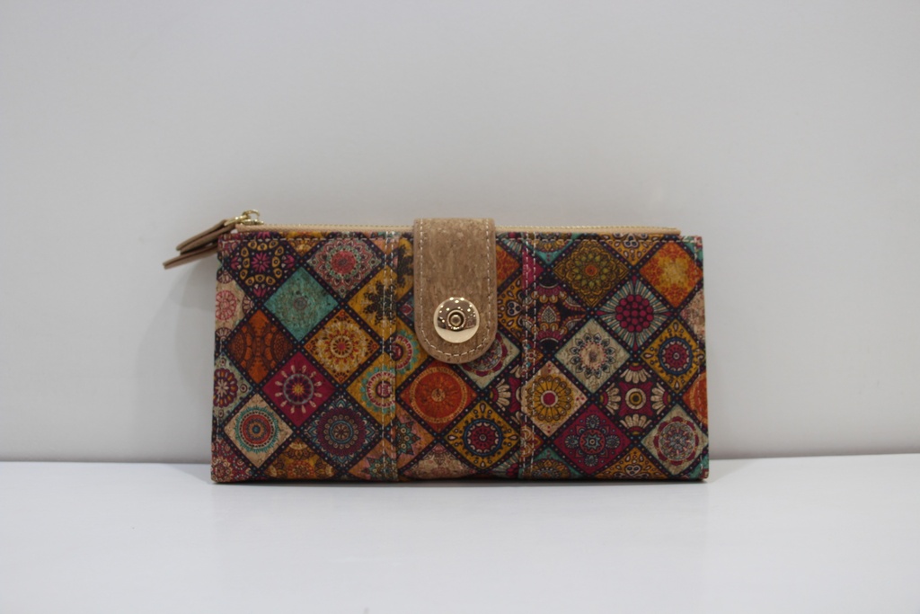 Carteira de Mão em Cortiça "Mosaico Lusitano"