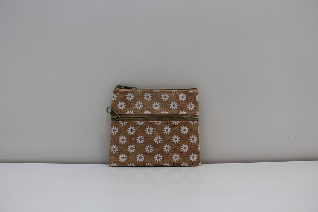 Porta-Moedas "Daisy Bloom" em Cortiça