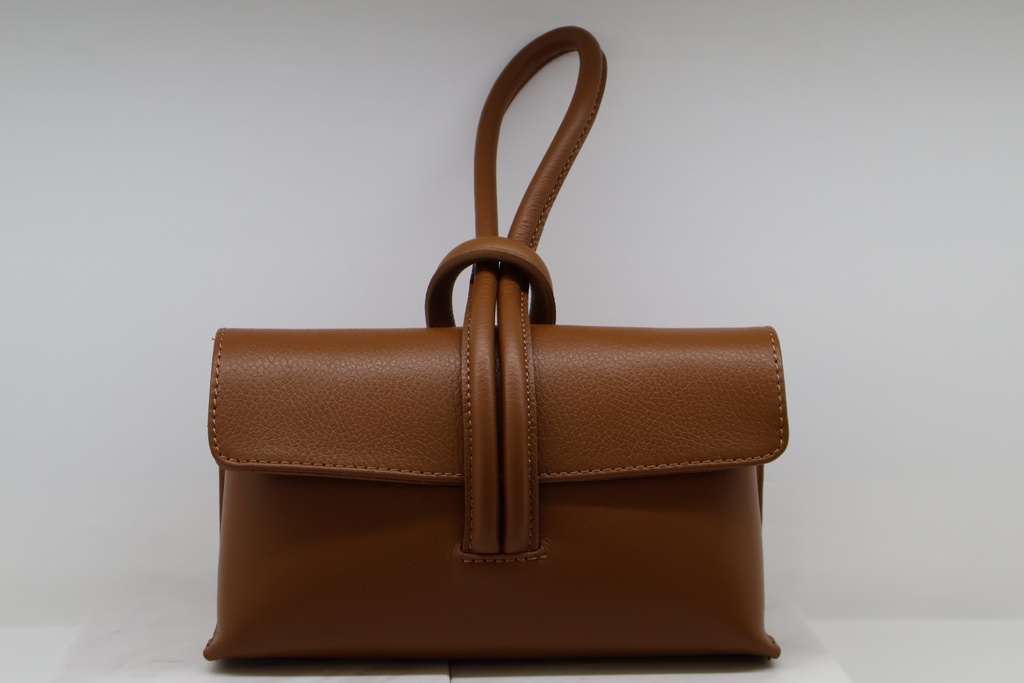 Mala em Pele Grained – Bronze Quente