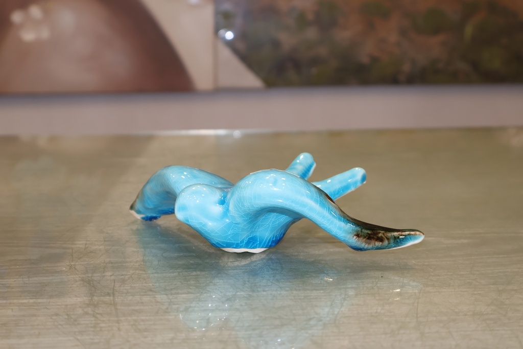 Andorinha "Voo de Cristal" – Turquesa