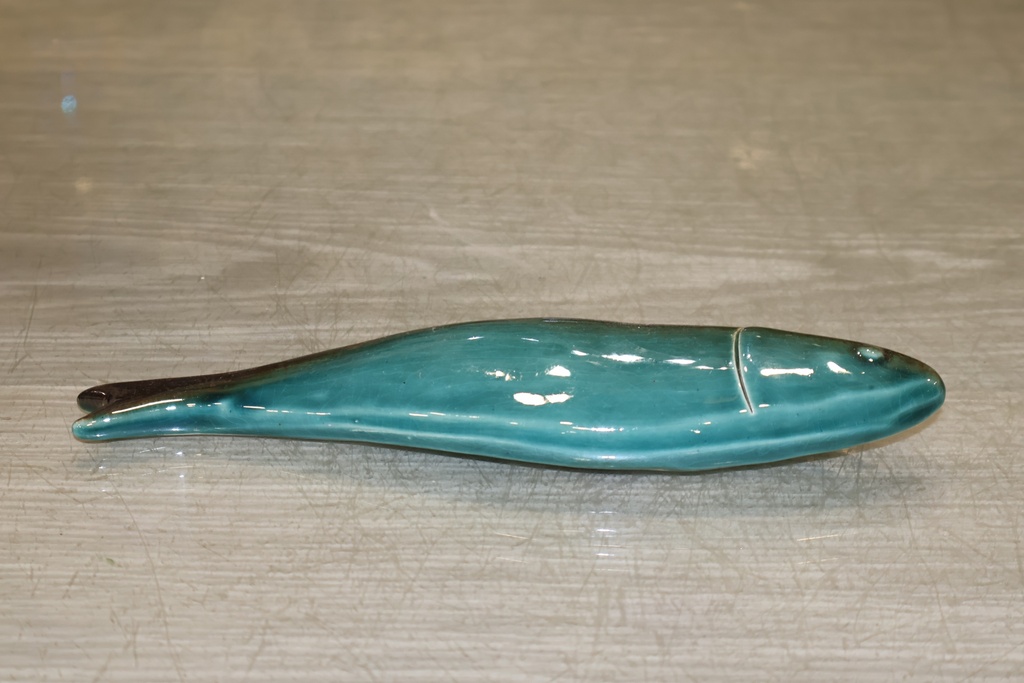 Sardinha em Cerâmica - Azul Turquesa