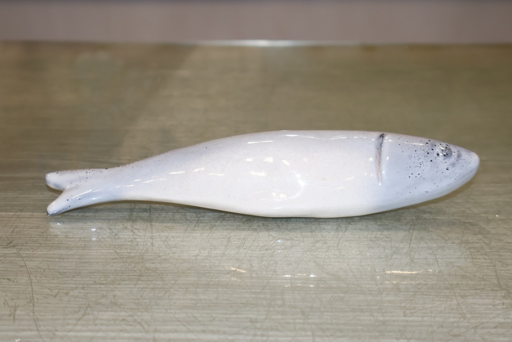 Sardinha em Cerâmica – Branco Salpicado