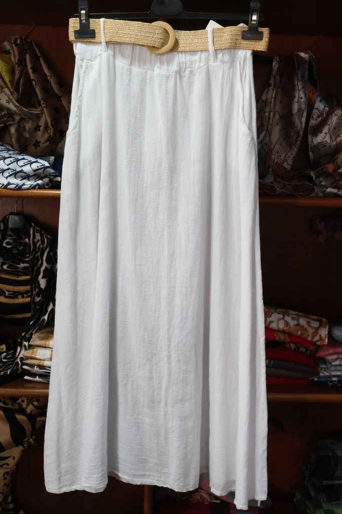 Saia Maxi Breeze – Branco Verão