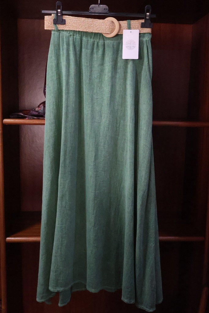 Saia Maxi Breeze – Verde Sálvia
