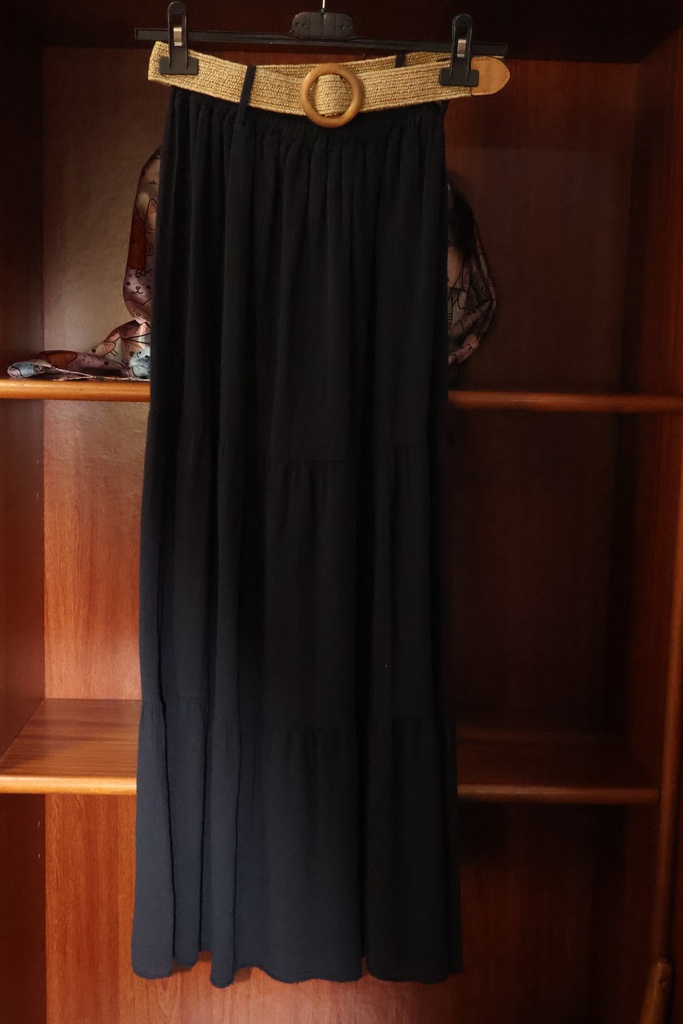 Saia Maxi Breeze – Preto Minimal