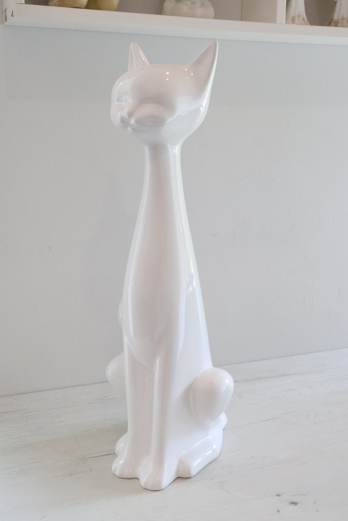 Figura Decorativa Gato "Mid-Century" Modern