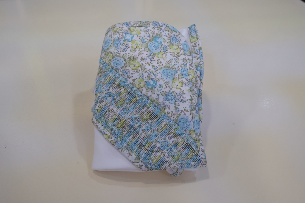 Fralda para Bebé – Floral Azul