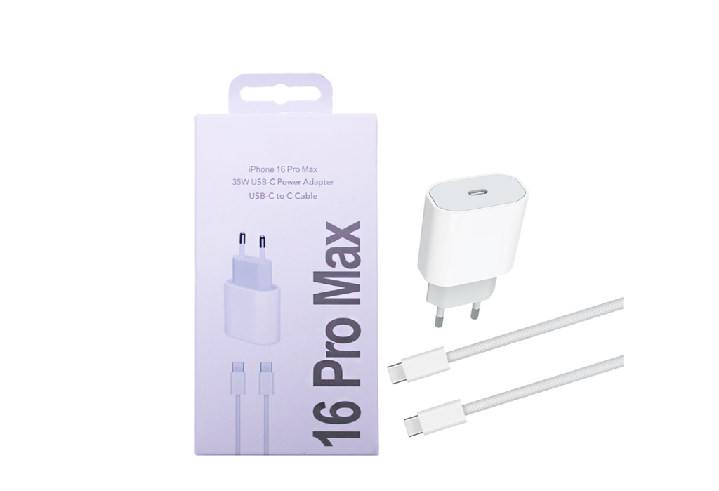 Carregador Apple MHJE3ZM/A Porta Tipo-C PD 35W com cabo Tipo-C para Tipo-C 1m Branco