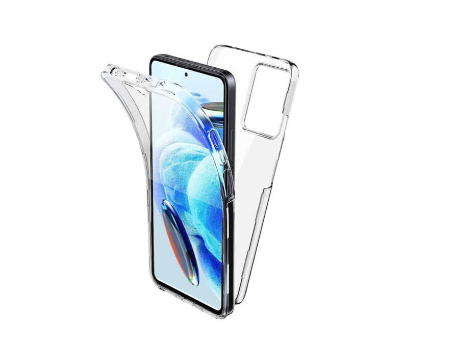 Capa de Silicone 360º para Xiaomi Redmi Note 14 4G/5G Transparente