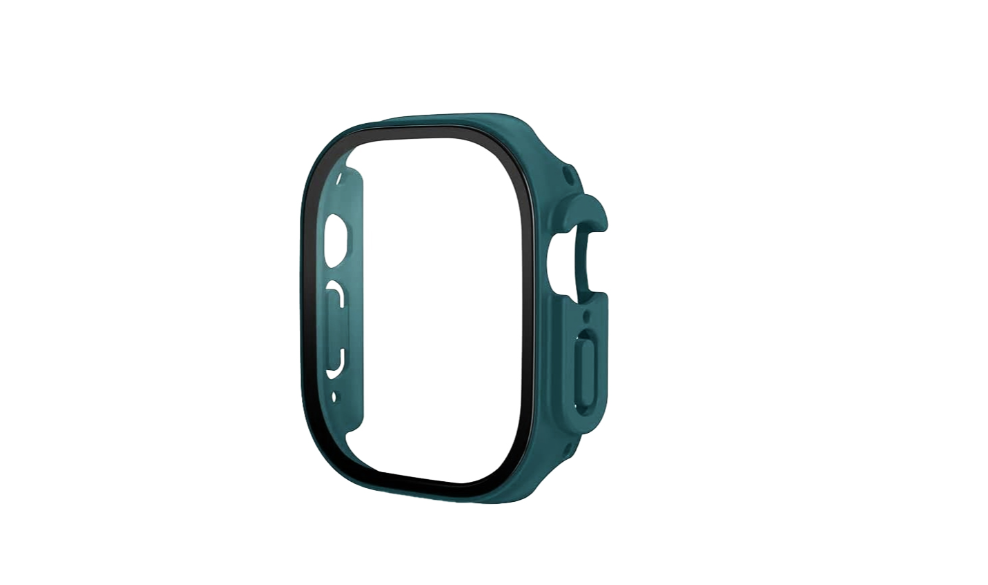 Capa+Vidro Temperado para Apple iwatch Série 49mm Verde