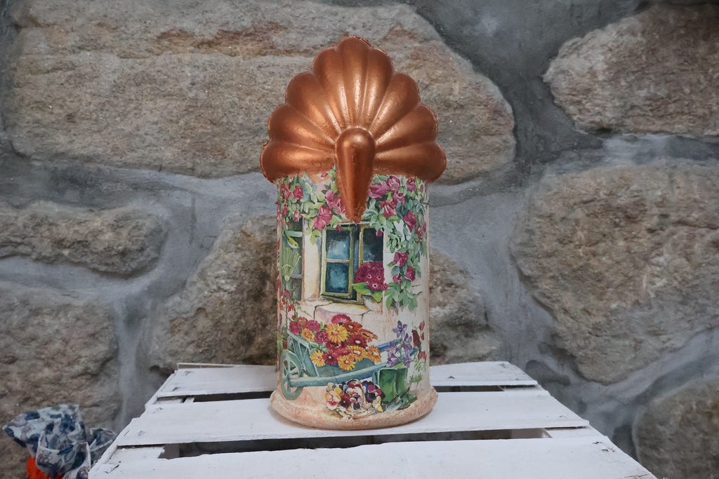 Telha com arte personalizada