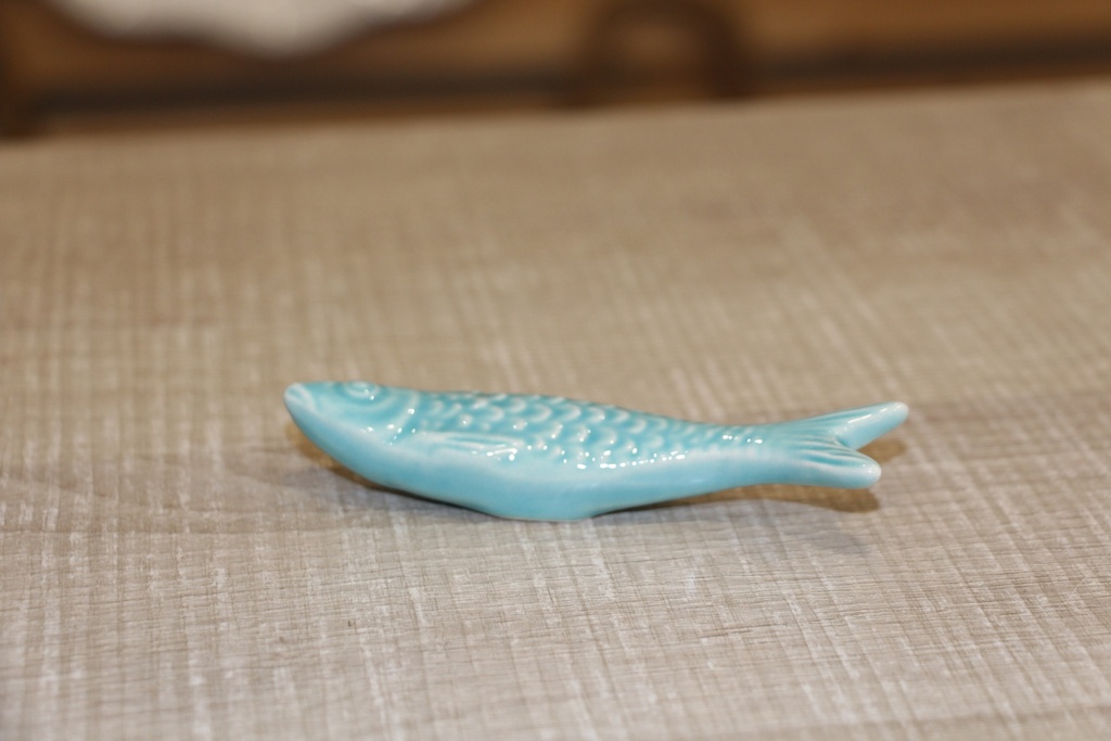 Peixe Porcelana Azul Claro