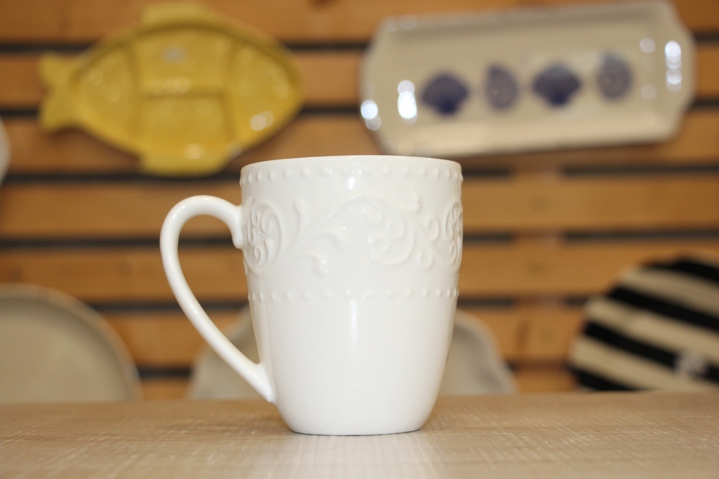 Caneca de Porcelana Branca