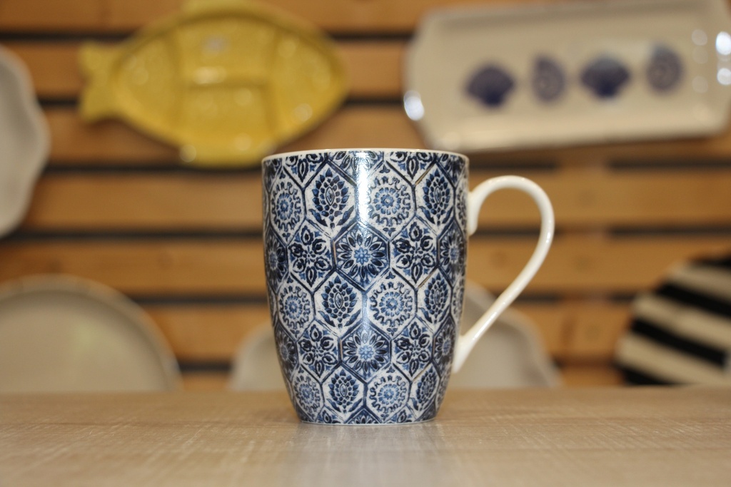 Caneca de Porcelana - Azulejos