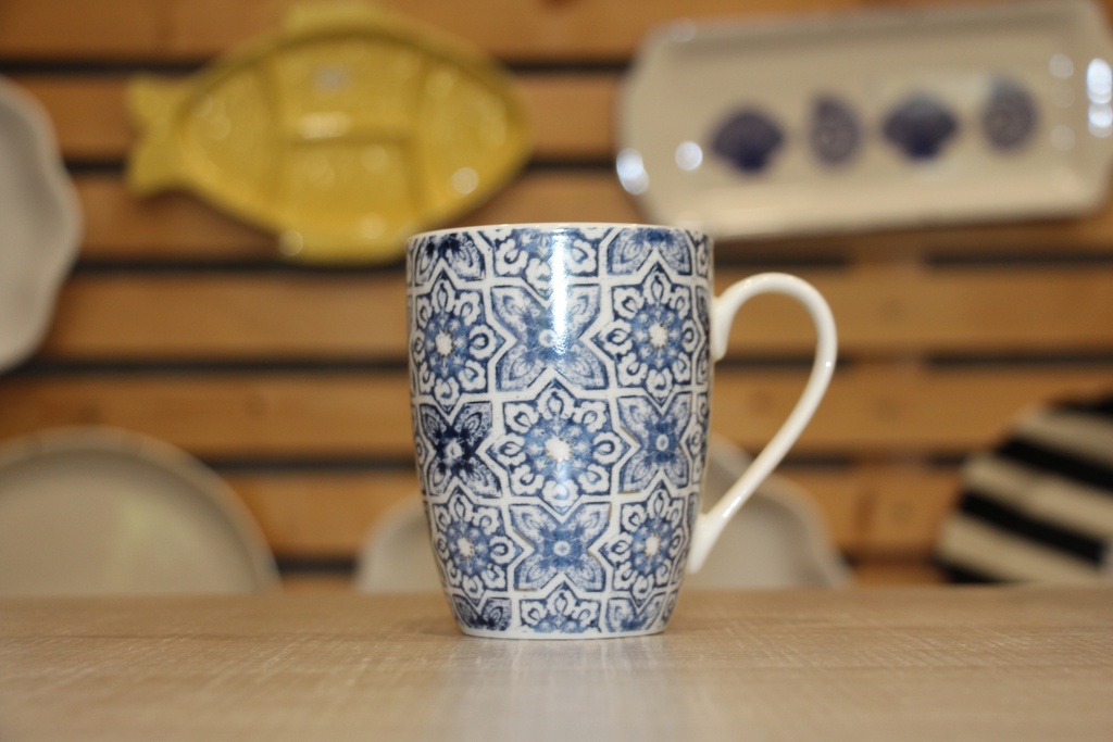 Caneca de Porcelana - Azulejos