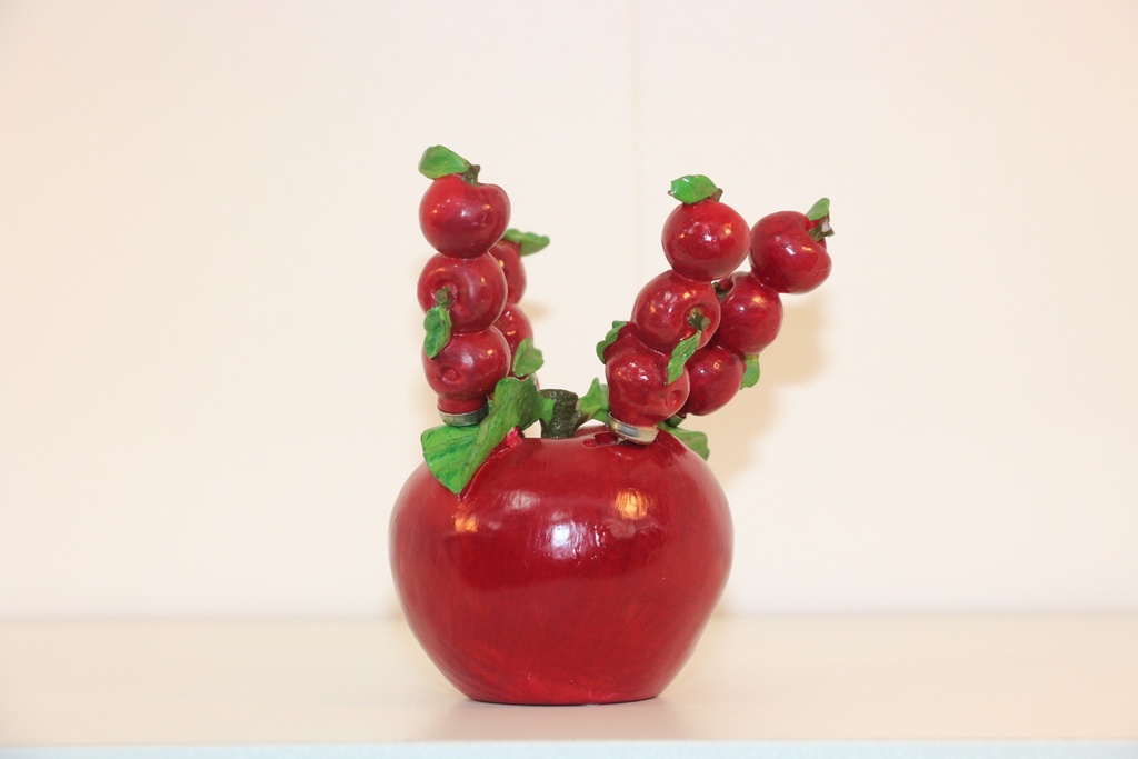 Conjunto de Utensílios para Aperitivos Tema Maçã