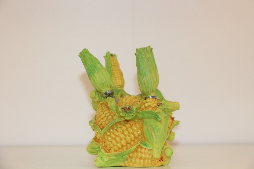 Conjunto de Utensílios para Aperitivos Tema Milho