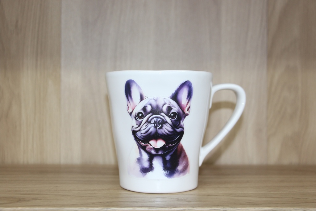 Caneca de Cerâmica Bulldog Francês