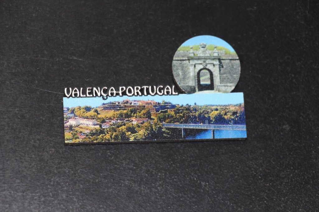Iman de Frigorífico Valença Portugal - Ponte e Fortaleza