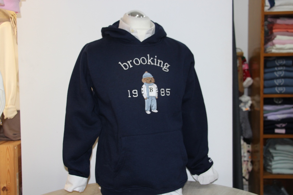 Sweatshirt com Capuz Brooking "1985 Winter Dog" Azul Marinho