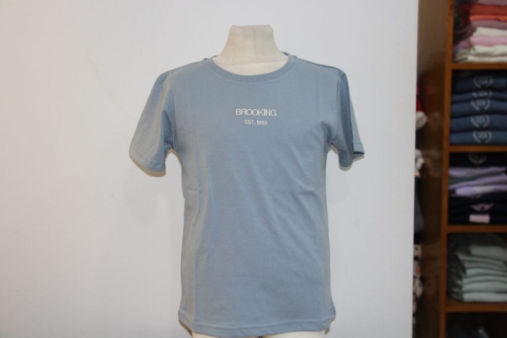 T-shirt Clássica Brooking "Est. 1985" Azul Criança