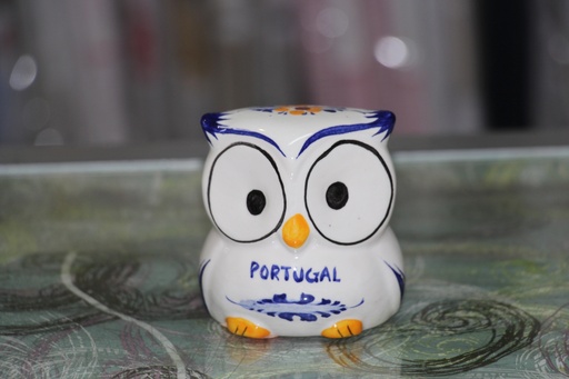 Coruja Decorativa em Cerâmica Portugal