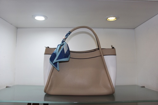 Mala Tote "Nude Elegance" com Lenço