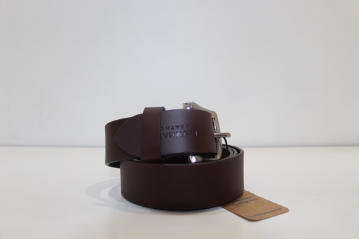 Cinto Clássico em Pele "Deep Chestnut"