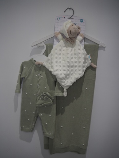 Doudou Branco com Textura Minky