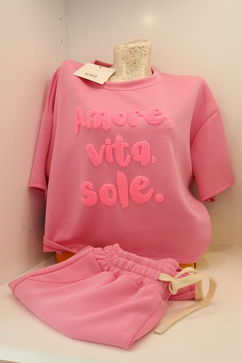 Conjunto de Treino Rosa