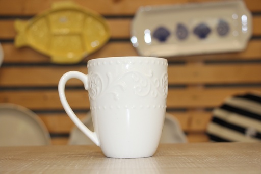 Caneca de Porcelana Branca